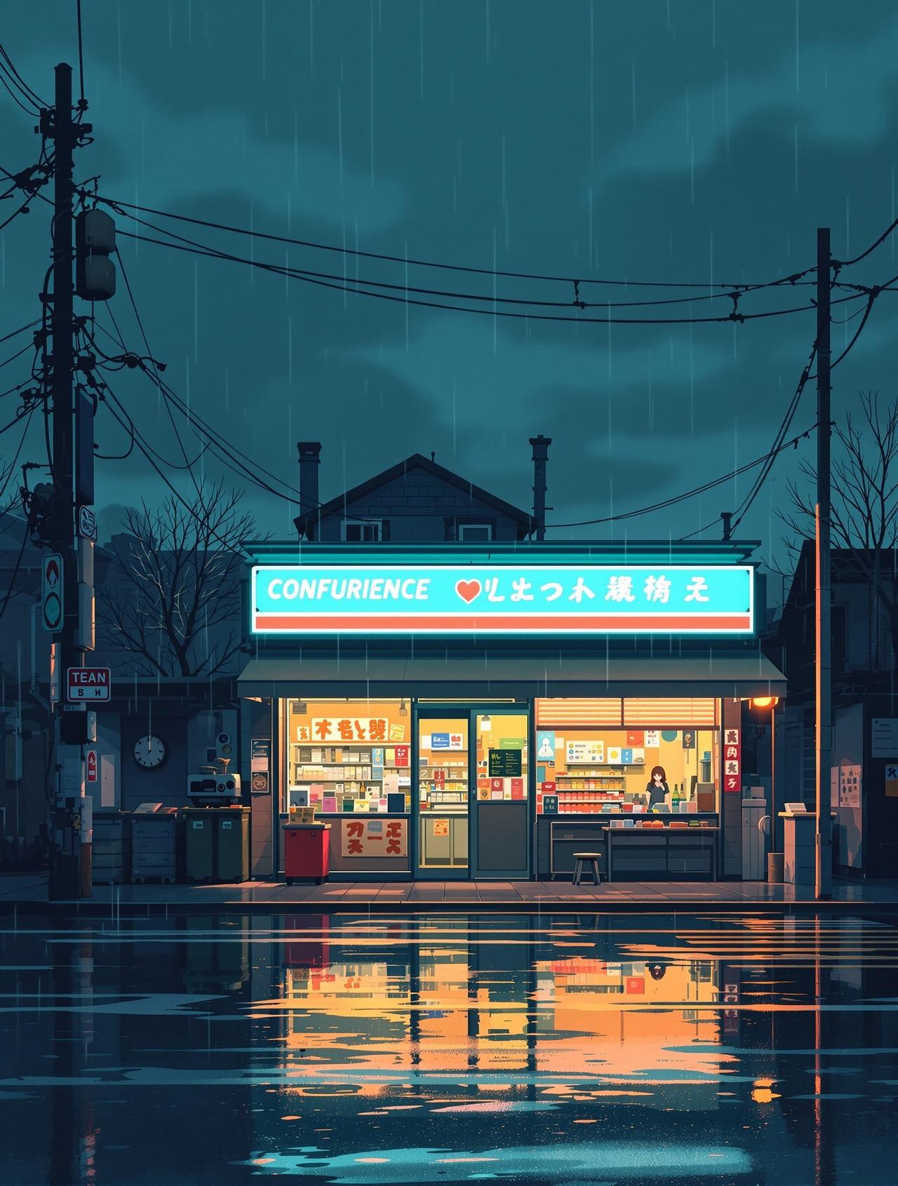 红果漫看作品 - 深夜便利店
